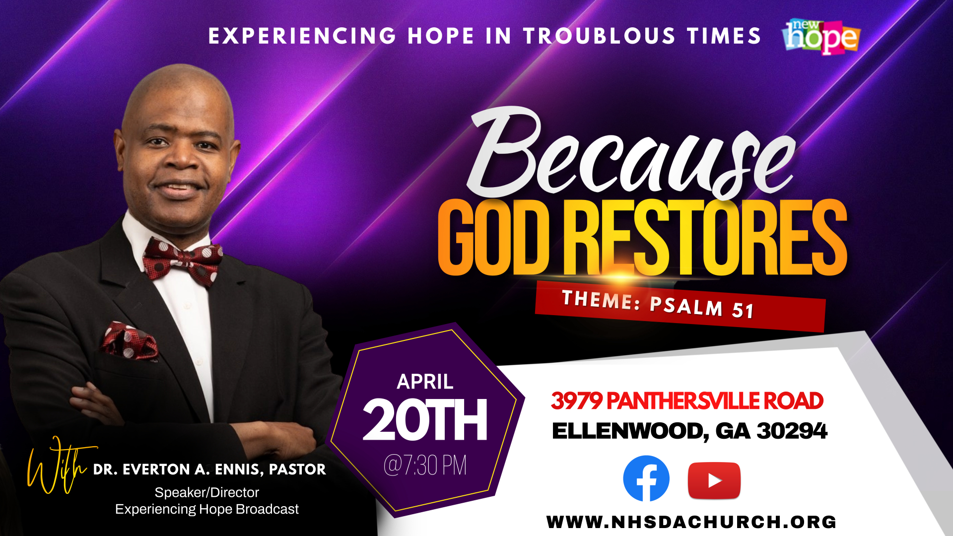 because-god-restores-new-hope-seventh-day-adventist-church